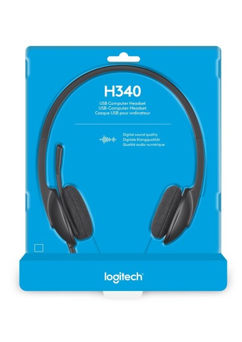 Słuchawki Logitech H340 981-000475 (kolor czarny) Logitech Słuchawki Logitech H340 981-000475 (kolor czarny) Logitech