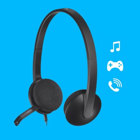 Słuchawki Logitech H340 981-000475 (kolor czarny) Logitech Słuchawki Logitech H340 981-000475 (kolor czarny) Logitech