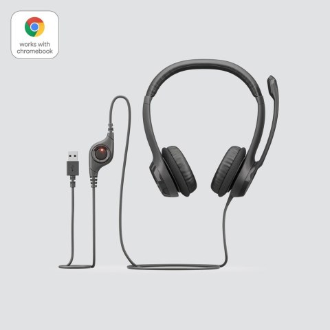 Słuchawki Logitech H390 981-000406 (kolor czarny) Logitech Słuchawki Logitech H390 981-000406 (kolor czarny) Logitech