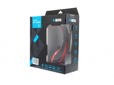 Słuchawki z mikrofonem IBOX SHPI1528MV (kolor czerwony) IBOX Słuchawki z mikrofonem IBOX SHPI1528MV (kolor czerwony) IBOX