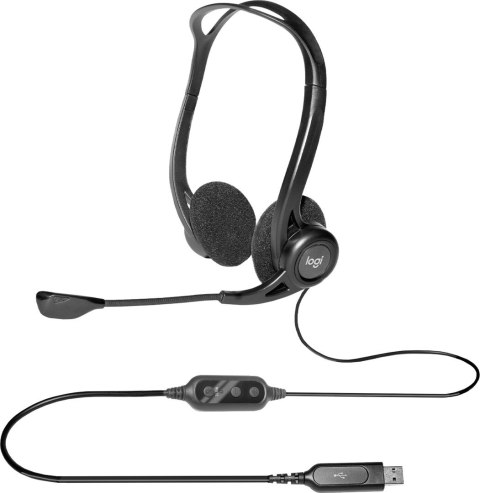 Słuchawki z mikrofonem Logitech 960 981-000100 (kolor czarny) Logitech Słuchawki z mikrofonem Logitech 960 981-000100 (kolor czarny) Logitech