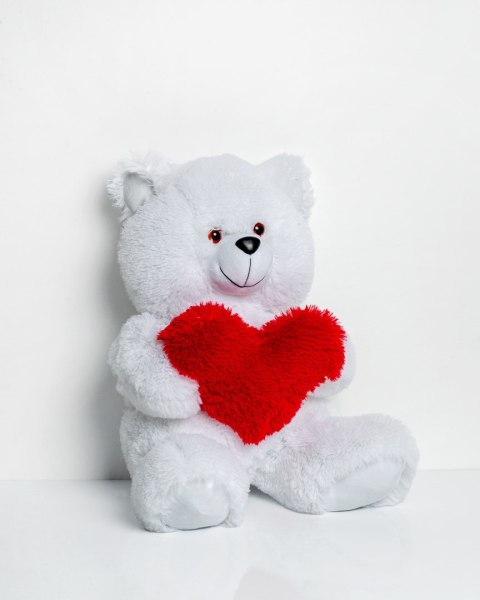Miś FRANK 50cm biały Go Gift Miś FRANK 50cm biały Go Gift