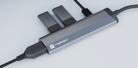NATEC MULTIPORT FOWLER SLIM USB-C->HUB USB 3.0 X2, HDMI 4K, USB-C PD NMP-1984 NATEC NATEC MULTIPORT FOWLER SLIM USB-C->HUB USB 3.0 X2, HDMI 4K, USB-C PD NMP-1984 NATEC