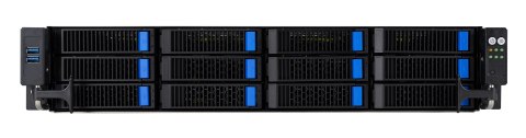 Platforma Asus Rack (2U) RS720A-E12-RS12 AMD Epyc 9004 (8x NVMe, 4x SATA/SAS, 2xM.2, 4xGPU, 2x10Gbe, IPMI, 1+1 2600W) ASUS