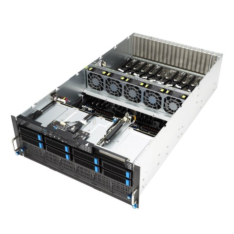 Platforma Asus Rack (4U) ESC8000A-E12 AMD Epyc 9004 (8x NVMe/SATA HS, 1xM.2, 2x10Gbe, IPMI, 2+2 3000W) ASUS Platforma Asus Rack (4U) ESC8000A-E12 AMD Epyc 9004 (8x NVMe/SATA HS, 1xM.2, 2x10Gbe, IPMI, 2+2 3000W) ASUS