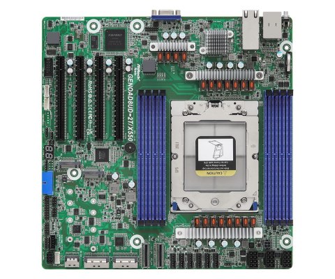 Płyta główna ASRock GENOAD8UD-2T/X550 1x SP5 AMD Epyc 9004 SoC (8xDIMM, SATA, 2xM.2, 2x10GbE, IPMI) Asrock Płyta główna ASRock GENOAD8UD-2T/X550 1x SP5 AMD Epyc 9004 SoC (8xDIMM, SATA, 2xM.2, 2x10GbE, IPMI) Asrock