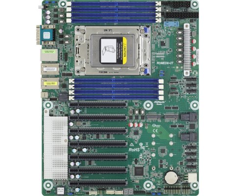 Płyta główna ASRock ROMED8-2T 1x SP3 AMD Epyc 7000 SoC (SATA, NVMe, 2xM.2, 2x10GbE, IPMI) Asrock Płyta główna ASRock ROMED8-2T 1x SP3 AMD Epyc 7000 SoC (SATA, NVMe, 2xM.2, 2x10GbE, IPMI) Asrock