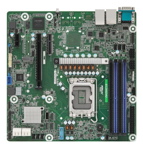 Płyta główna AsRock EC266D4U 1x LGA1700 Intel Xeon E-2400 C266 (4x DIMM, 8x SATA, 4xOCiLink, 1xM.2, 2x1Gbe, IPMI, mATX) Asrock Płyta główna AsRock EC266D4U 1x LGA1700 Intel Xeon E-2400 C266 (4x DIMM, 8x SATA, 4xOCiLink, 1xM.2, 2x1Gbe, IPMI, mATX) Asrock
