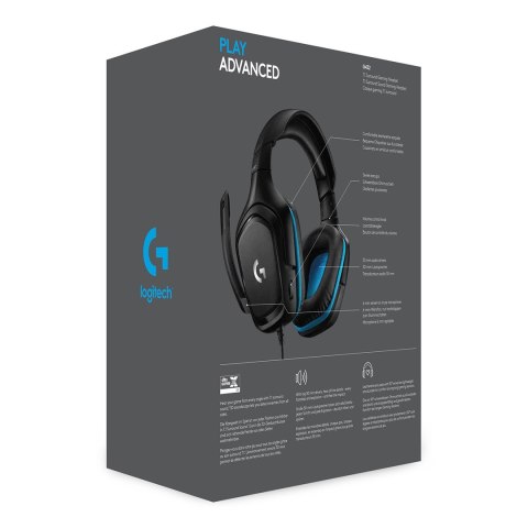 Słuchawki z mikrofonem Logitech 981-000770 (kolor czarny) (WYPRZEDAŻ) Logitech Słuchawki z mikrofonem Logitech 981-000770 (kolor czarny) (WYPRZEDAŻ) Logitech