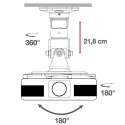 TECHLY UCHWYT DO PROJEKTORA SUFITOWY 22CM 10KG BIA TECHly