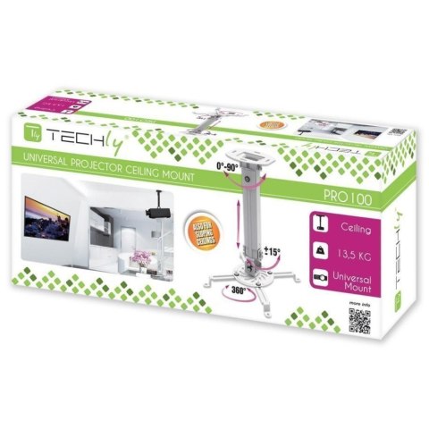 TECHLY UCHWYT SUFITOWY DO PROJEKTORA 38-58CM 13,5K TECHly TECHLY UCHWYT SUFITOWY DO PROJEKTORA 38-58CM 13,5K TECHly