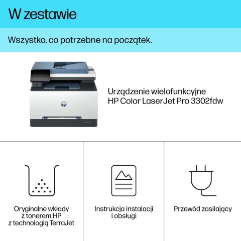 Urządzenie wielofunkc.HP Color LaserJet Pro 3302fdw Hewlett-Packard Urządzenie wielofunkc.HP Color LaserJet Pro 3302fdw Hewlett-Packard
