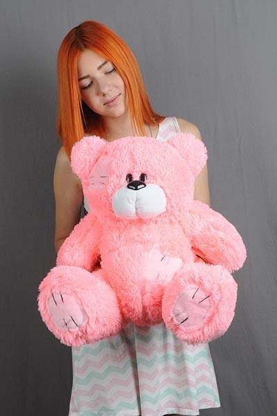 Miś TEDDY 60cm różowy Go Gift Miś TEDDY 60cm różowy Go Gift