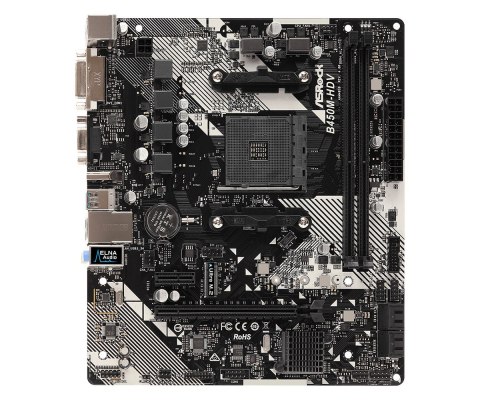 Płyta główna Asrock B450M-HDV R4.0 (AM4; 2x DDR4 DIMM; Micro ATX) Asrock Płyta główna Asrock B450M-HDV R4.0 (AM4; 2x DDR4 DIMM; Micro ATX) Asrock