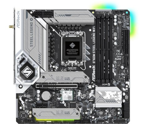 Płyta główna Asrock B760M STEEL LEGEND WIFI Asrock Płyta główna Asrock B760M STEEL LEGEND WIFI Asrock