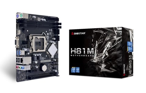 Płyta główna BIOSTAR H81MHV3 3.0 Biostar Płyta główna BIOSTAR H81MHV3 3.0 Biostar