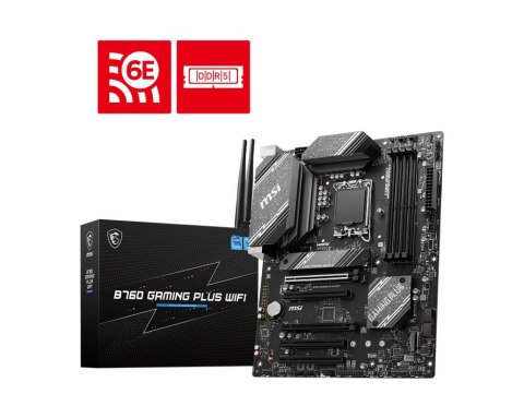 Płyta główna MSI B760 GAMING PLUS WIFI MSI Płyta główna MSI B760 GAMING PLUS WIFI MSI