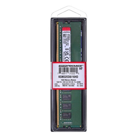 Kingston UDIMM ECC 16GB DDR4 2Rx8 Hynix D 3200MHz PC4-25600 KSM32ED8/16HD Kingston Kingston UDIMM ECC 16GB DDR4 2Rx8 Hynix D 3200MHz PC4-25600 KSM32ED8/16HD Kingston