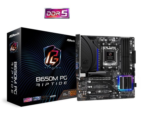 Płyta główna Asrock B650M PG RIPTIDE Asrock Płyta główna Asrock B650M PG RIPTIDE Asrock