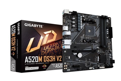 Płyta główna Gigabyte A520M DS3H V2 Gigabyte Płyta główna Gigabyte A520M DS3H V2 Gigabyte