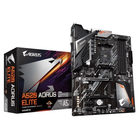 Płyta główna Gigabyte A520 AORUS ELITE Gigabyte Płyta główna Gigabyte A520 AORUS ELITE Gigabyte