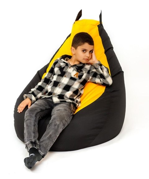 Pufa worek sako BATMAN czarny-żółty XL 130x90 Go Gift Pufa worek sako BATMAN czarny-żółty XL 130x90 Go Gift