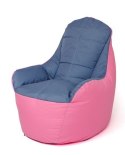 Pufa worek sako BOSS różowy-szary XXL 140x90 Go Gift