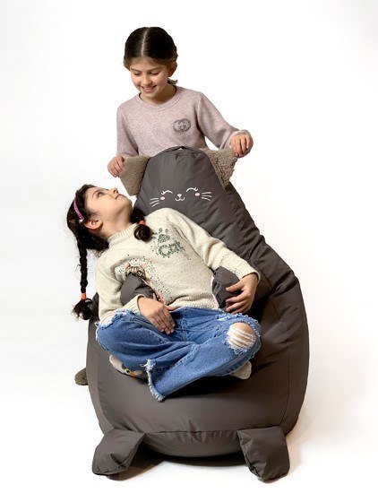 Pufa worek sako KOTEK brązowy L 105x80 Go Gift Pufa worek sako KOTEK brązowy L 105x80 Go Gift