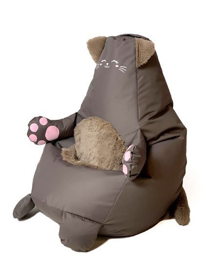 Pufa worek sako KOTEK brązowy XL 130x90 Go Gift Pufa worek sako KOTEK brązowy XL 130x90 Go Gift