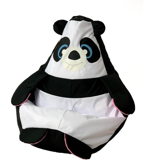 Pufa worek sako PANDA czarny-biały L 105x80 Go Gift Pufa worek sako PANDA czarny-biały L 105x80 Go Gift