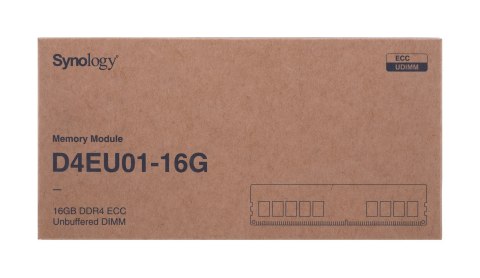 Synology 16GB DDR4 ECC Unbuffered DIMM (FS2500, RS2423RP+, RS2423+) D4EU01-16G Synology Synology 16GB DDR4 ECC Unbuffered DIMM (FS2500, RS2423RP+, RS2423+) D4EU01-16G Synology