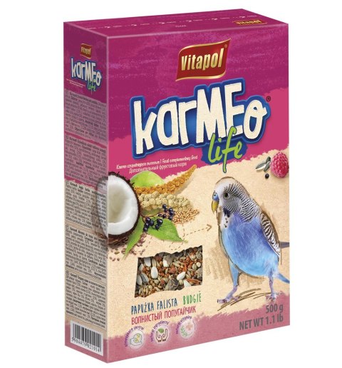 VITAPOL Pokarm owocowy dla papużki falistej 500g Vitapol VITAPOL Pokarm owocowy dla papużki falistej 500g Vitapol