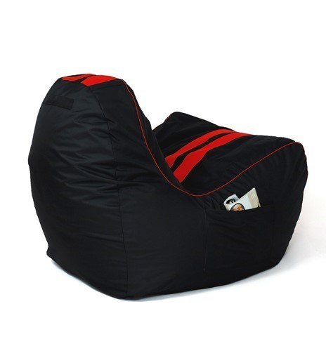 Pufa worek sako FERRARI czarny-czerwony XXL 140x100 Go Gift Pufa worek sako FERRARI czarny-czerwony XXL 140x100 Go Gift
