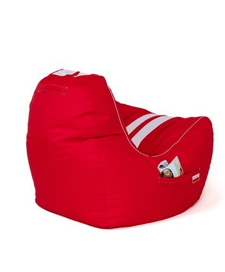 Pufa worek sako FERRARI czerwony-biały XXL 140x100 Go Gift Pufa worek sako FERRARI czerwony-biały XXL 140x100 Go Gift