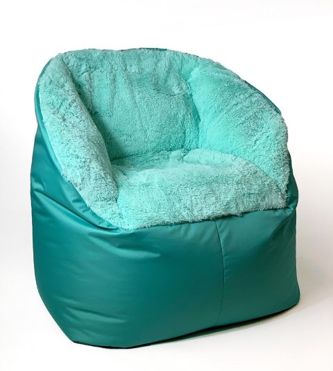 Pufa worek sako FLUFFY miętowy XXL -140x90 Go Gift Pufa worek sako FLUFFY miętowy XXL -140x90 Go Gift
