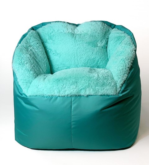Pufa worek sako FLUFFY miętowy XXL -140x90 Go Gift Pufa worek sako FLUFFY miętowy XXL -140x90 Go Gift