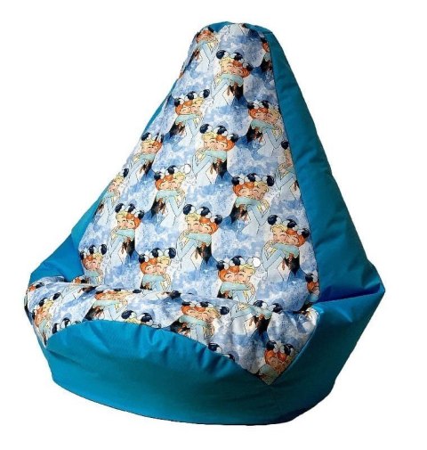 Pufa worek sako GRUSZA DRUK niebieski-Kraina Lodu XXL 140x100 Go Gift Pufa worek sako GRUSZA DRUK niebieski-Kraina Lodu XXL 140x100 Go Gift