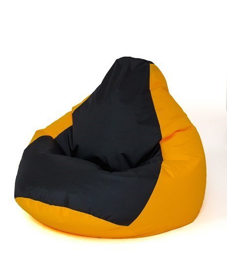 Pufa worek sako GRUSZA żółty-czarny L 105x80 Go Gift Pufa worek sako GRUSZA żółty-czarny L 105x80 Go Gift