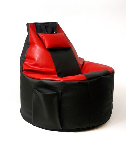 Pufa worek sako PLAYER czarny-czerwony XXL 130x90 Go Gift Pufa worek sako PLAYER czarny-czerwony XXL 130x90 Go Gift
