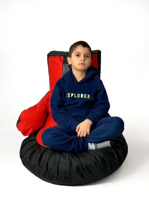 Pufa worek sako RĘKAWICA BOKSERSKA czarny-czerwony XL 100x80 Go Gift Pufa worek sako RĘKAWICA BOKSERSKA czarny-czerwony XL 100x80 Go Gift