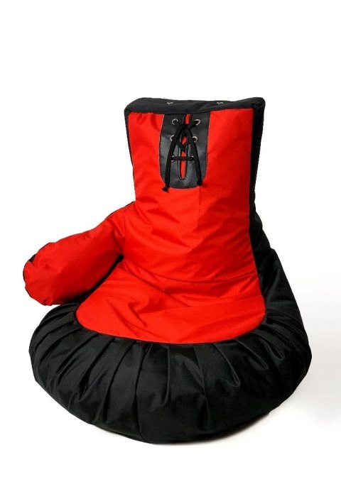 Pufa worek sako RĘKAWICA BOKSERSKA czarny-czerwony XXL 130x90 Go Gift Pufa worek sako RĘKAWICA BOKSERSKA czarny-czerwony XXL 130x90 Go Gift