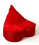 Pufa worek sako SERCE czerwony XXL 140x100 Go Gift
