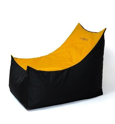 Pufa worek sako TRON czarny-pomarańczowy XXL 140x90 Go Gift