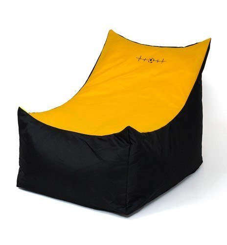 Pufa worek sako TRON czarny-pomarańczowy XXL 140x90 Go Gift Pufa worek sako TRON czarny-pomarańczowy XXL 140x90 Go Gift