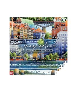 Puzzle Good Loot 1000 Imagination Tytus Brzozowski Warszawskie Mosty Cenega Publishing