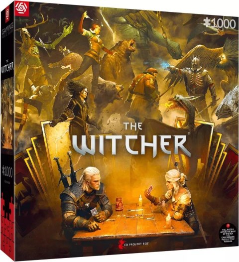 Puzzle Good Loot Gaming Puzzle: The Witcher (Wiedźmin) Playing Gwent 1000 elementów Cenega Publishing Puzzle Good Loot Gaming Puzzle: The Witcher (Wiedźmin) Playing Gwent 1000 elementów Cenega Publishing