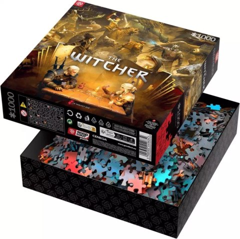 Puzzle Good Loot Gaming Puzzle: The Witcher (Wiedźmin) Playing Gwent 1000 elementów Cenega Publishing Puzzle Good Loot Gaming Puzzle: The Witcher (Wiedźmin) Playing Gwent 1000 elementów Cenega Publishing