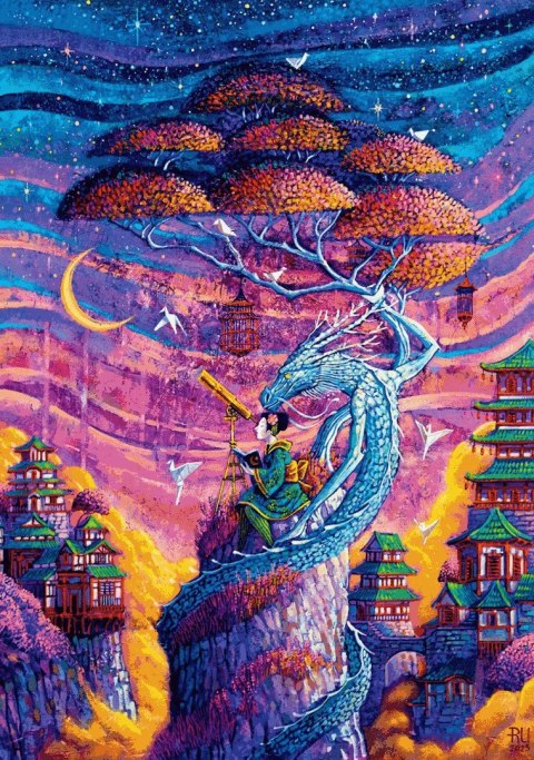 Puzzle Good Loot Imagination Puzzle: Roch Urbaniak Sakura i Ryu 1000 elementów Cenega Publishing Puzzle Good Loot Imagination Puzzle: Roch Urbaniak Sakura i Ryu 1000 elementów Cenega Publishing
