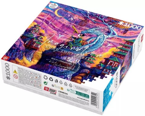 Puzzle Good Loot Imagination Puzzle: Roch Urbaniak Sakura i Ryu 1000 elementów Cenega Publishing Puzzle Good Loot Imagination Puzzle: Roch Urbaniak Sakura i Ryu 1000 elementów Cenega Publishing