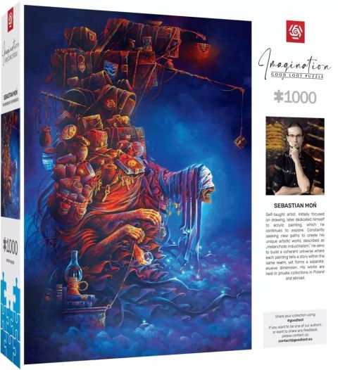 Puzzle Good Loot Imagination Puzzle: Sebastian Moń Ciężar doświadczeń 1000 elementów Cenega Publishing Puzzle Good Loot Imagination Puzzle: Sebastian Moń Ciężar doświadczeń 1000 elementów Cenega Publishing